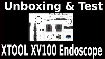 Unboxing my new Xtool XV100 Endoscope on my Xtool D9, and I love it!
