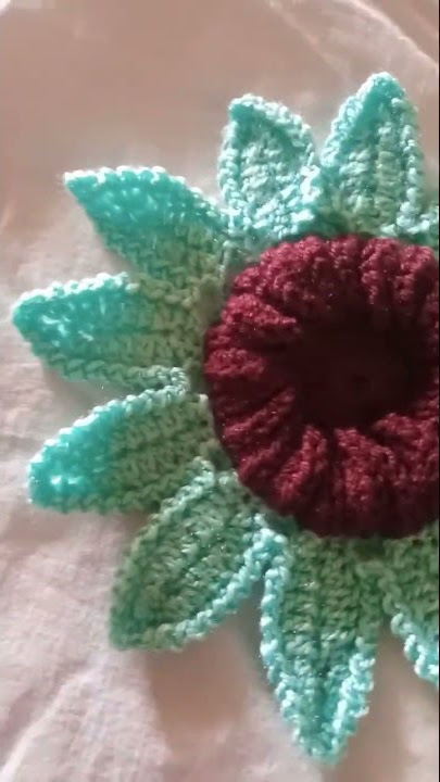 beautiful crochet flower