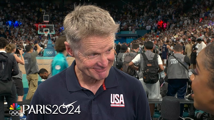 Steve Kerr: Steph Curry's gold medal performance was 'storybook stuff' | Paris Olympics | NBC Sports