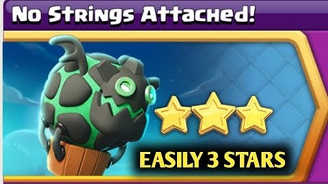 The Easiest Trick to 3 Star No Strings Attached Challenge | Clash of clans