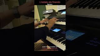 #shorts L'estate sta finendo - #instrumental #keyboard #cover  #yamahapsr #korg #dexibell