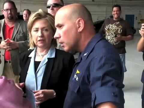 Coast Guard Transports Secretary of State Clinton ...