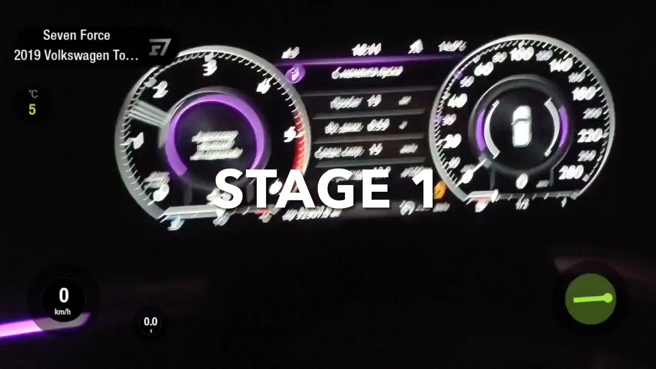 Как поехал Volkswagen Touareg III 3.0TDI после Stage 1? Разгон 0-100 км/ч. Замер скорости на dragy