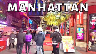 NYC LIVE Exploring Midtown Manhattan Saturday Night (November 19, 2022)