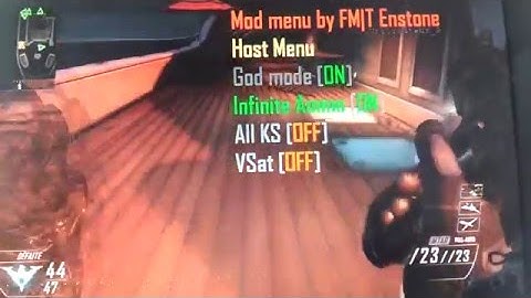 BO2 Mod Menu 1.08 PS3