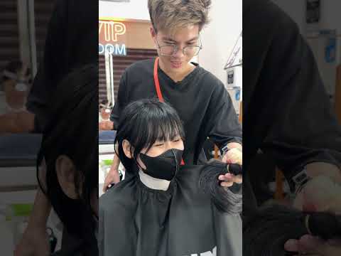 Tôi không nghĩ cô ấy có hài lòng hay không? #sangtaobarbershop #barbershop #haircut