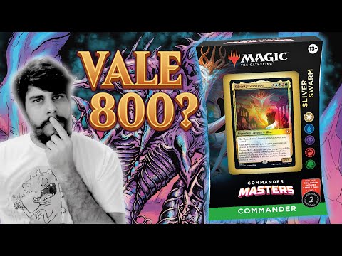 mtg commander sliver precon Magic: The Gathering Masters Commander Deck Commander and a Masters set PRECON Sliver Swarm Review |