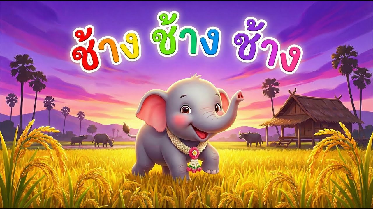 เพลง ช้าง ช้างช้างช้าง น้องเคยเห็นช้างหรือเปล่า?