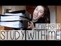 STUDY WITH ME AT UNIVERSITY #001 | FOLDER ORGANISATION HACKS + ADVICE