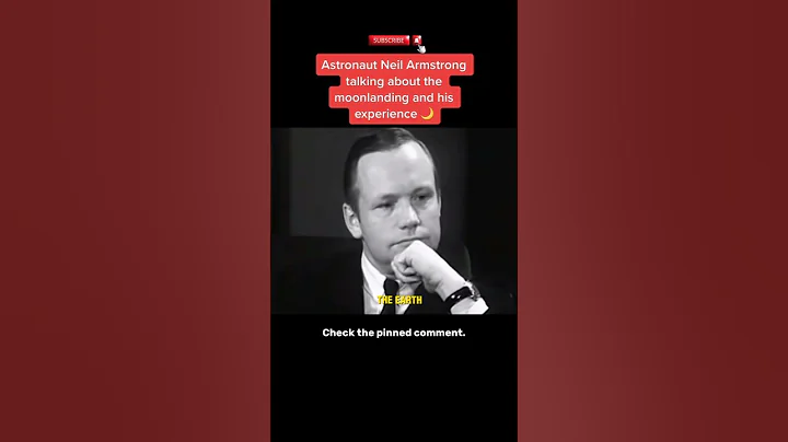 Neil Armstrong talks about his experience on the moon. 🤯 #moon #spaceeducation #neilarmstrong