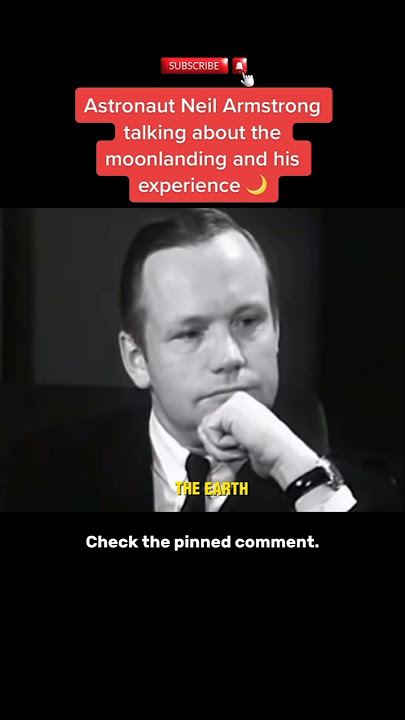 Neil Armstrong talks about his experience on the moon. 🤯 #moon #spaceeducation #neilarmstrong