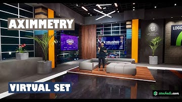 Virtual Production Unreal Engine Virtual Set | Aximmetry Project File Download