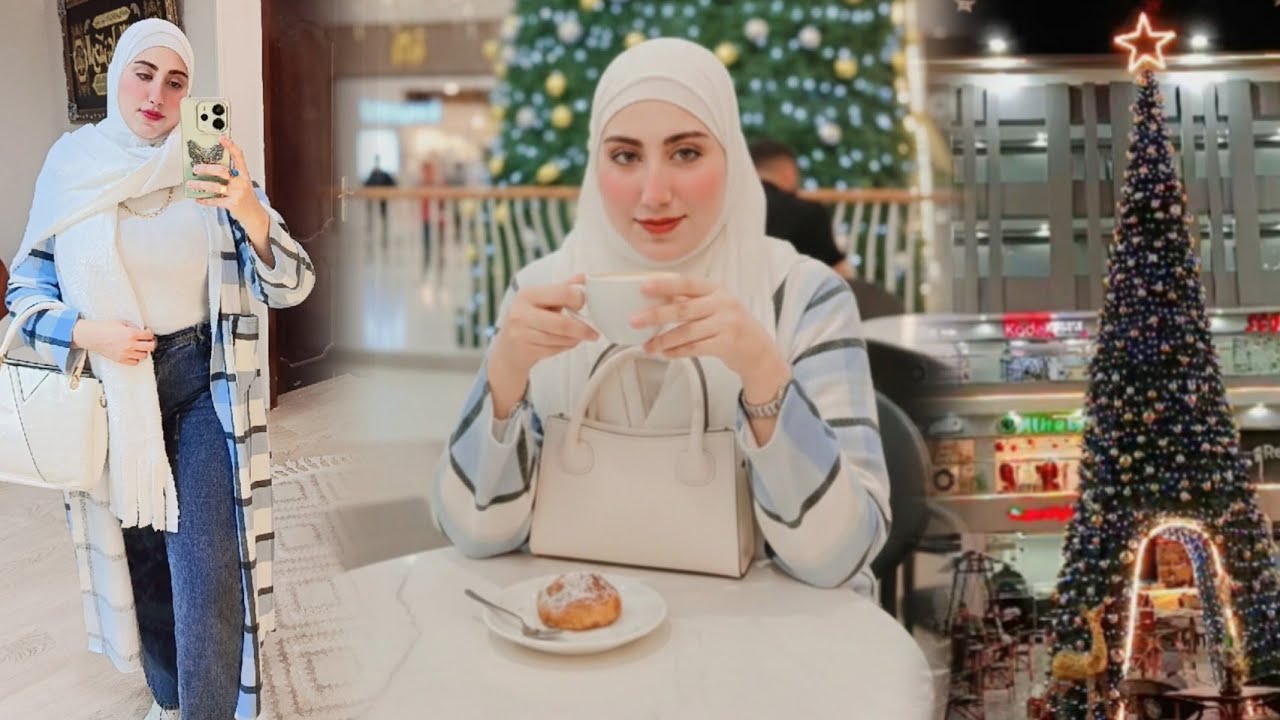أنا مين ⁉️فديو تعريفى 🥰فلوج اول خروجه فى السنه الجديده 🎄🎉مع سهره رومانسيه في الأجواء الشتويه 😍☕