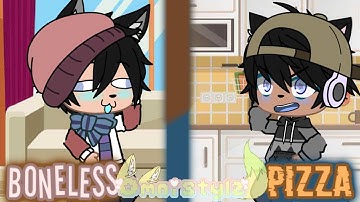 ~ Boneless Pizza [Talkloid Ver.] ~ Gacha Club Skit ~ Ft. Kevin & Marcus ~