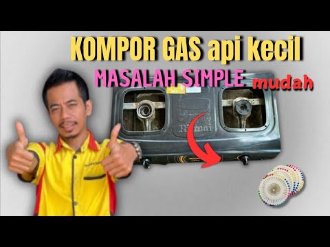MASALAH SIMPEL... KOMPOR GAS API KECIL - YouTube
