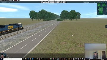 CSX Q300 with one unit leading