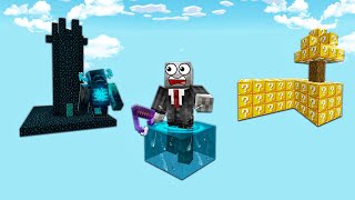 THỬ THÁCH SINH TỒN CHỈ VỚI 1 BLOCK NƯỚC VÀ CÁCH TIÊU DIỆT WARDEN TRONG MCPE