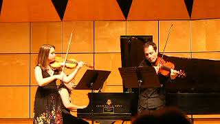 Mozart Sinfonia Concertante, Two Violins, Mov 3, Presto