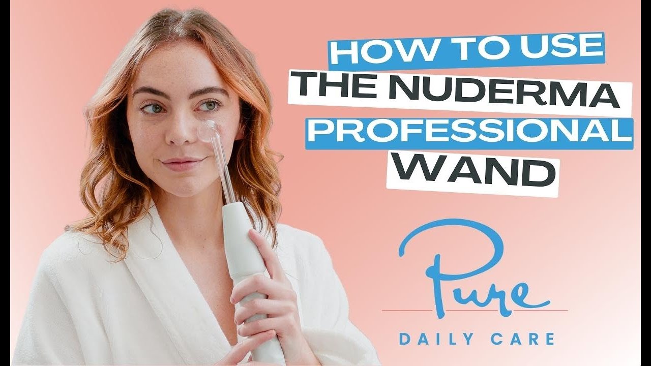 How to Use the NuDerma Professional High Frequency Wand - YouTube