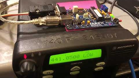 NinoTNC N9600A - 2400 Baud APSK AX25 AX.25 Winlink Client Test - W8CMN Mi7