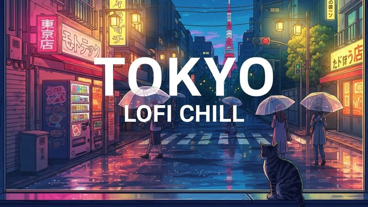 🔴 Tokyo Lofi Chill 🌃 夜の東京で聴くLo-Fi Beats | Relax • Study • Sleep