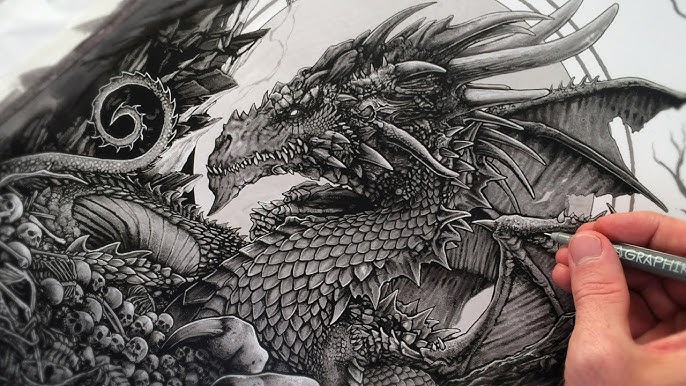 How to Draw Fantastical Dragons with a Touch of Realism