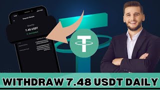 Withdraw Free $7.48 USDT daily|Withdrawal proof.