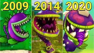 Evolution of Chomper in Plants Vs. Zombies 2009-2020