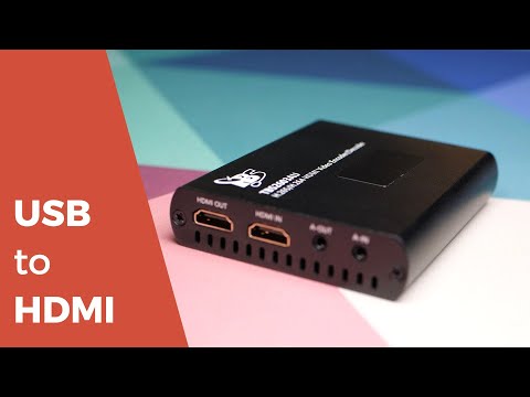 How to convert USB webcams to HDMI with the TBS2803au Encoder