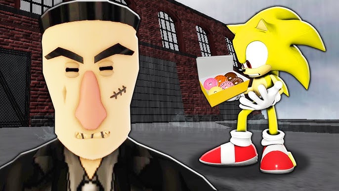 NEW Super Sonic.exe in area 51 - Roblox