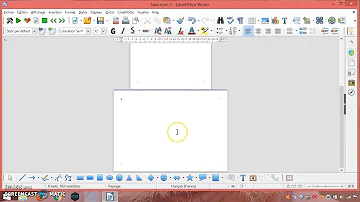 Comment mettre une page en format paysage sur Libreoffice ?