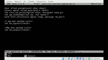 Implementación de una llamada al sistema en Minix 3.2.1