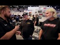 Drag Week Champions in Gear Vendors Display at SEMA 2017 Dave Schroeder Jeff Lutz Video V8TV