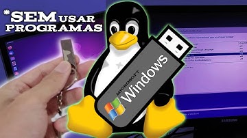 Como Criar Pen Drive Bootavel com Windows No Linux