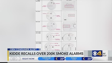 Kidde recalls more than 200,000 smoke alarms