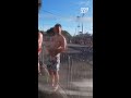 Epic water fight at Tybee's 2026 Beach Bum Parade