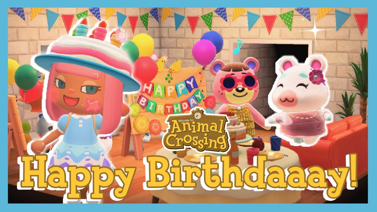 spending my birthday on animal crossing new horizons Quarantine party