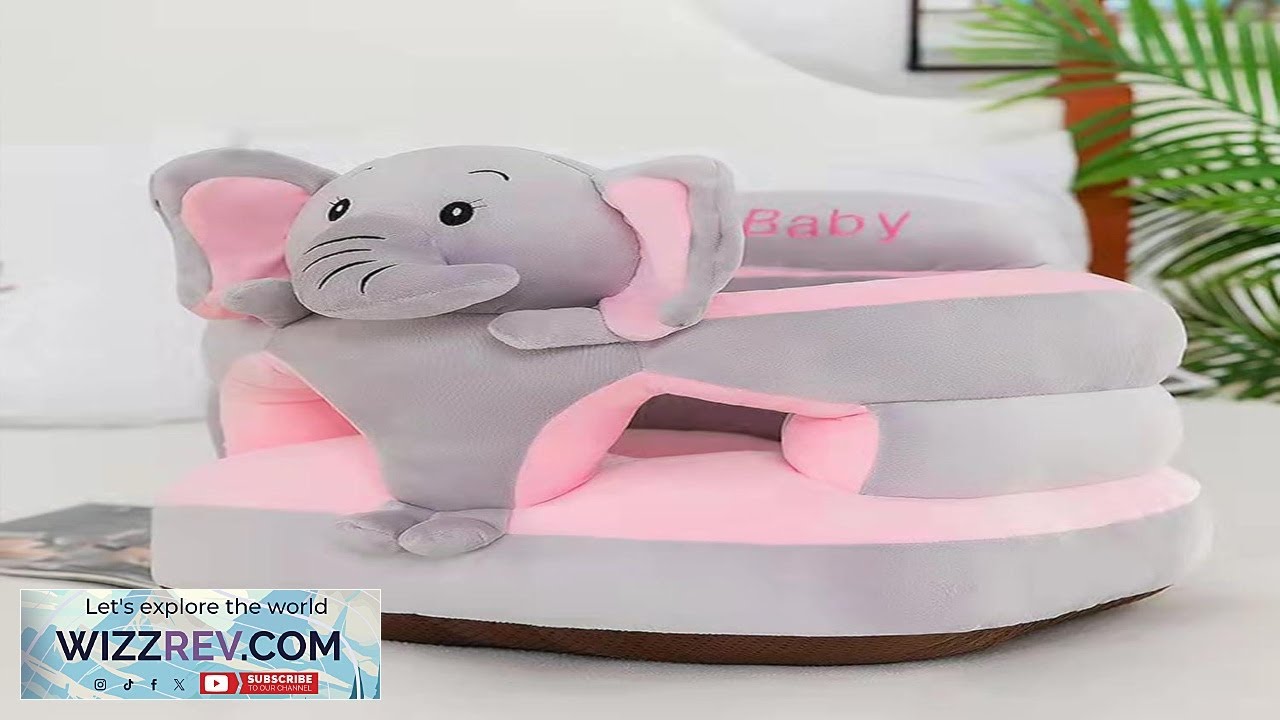 Baby Seat for 3-24 Month Infant Back Support Floor Chair Plush Cartoon Review