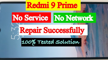 Redmi 9 Prime Network Problem | Redmi 9 Prime No Service