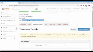 How to add treatment details in Nikshay screenshot 1