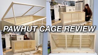 pawhut cage review | unboxing + build with me