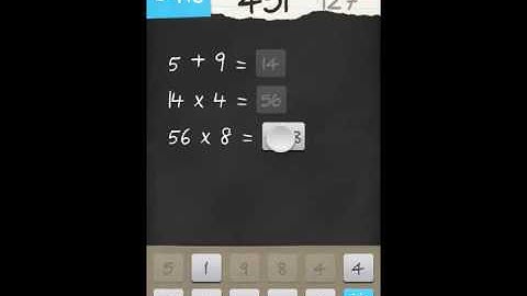 6 Numbers by Brainbow Level 127 Answer Guide