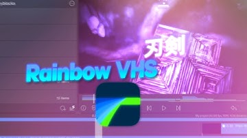 Tutorial: How to make this *Rainbow VHS* on mobile (EDIT LIKE SOVIOO,KANJI) (FREE PRESETS )