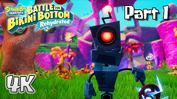 SpongeBob Battle for Bikini Bottom Rehydrated - Part 1 (Jellyfish Fields) [No Commentary] 4k