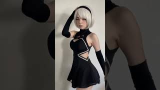 2B Cosplay transition #cosplay #fyp #2b  #viral #trending #funny