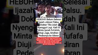 Dokter Tifa Udah Nyenggol Lagi. Kali Ini Minta Ijazah Fufufafa Diuji #shorts #viralvideo