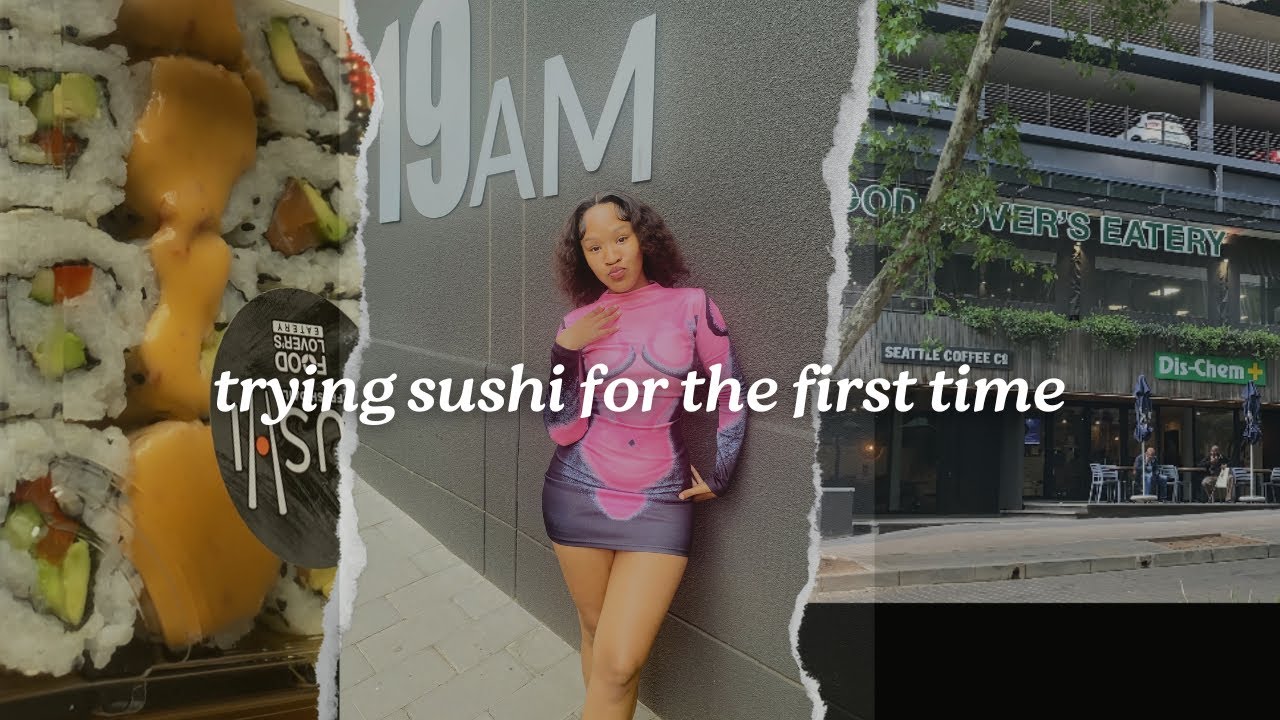 TRYING SUSHI FOR THE FIRST TIME - YouTube