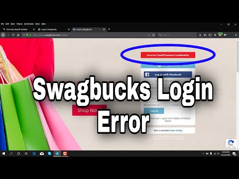 How to complain about Swagbucks error login problem .