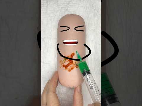 Doctor try to save sausage and RC excavator helped 👩⚕️🌭🚜 #builderc