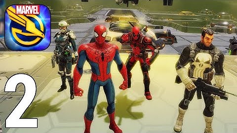 MARVEL Strike Force Gameplay Walkthrough Part 2 - Recruit Deadpool [iOS/Android Games]